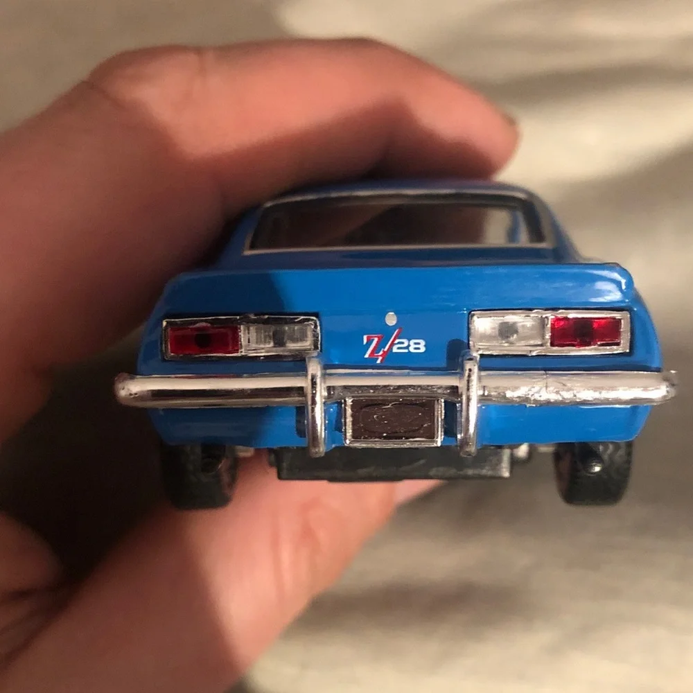 Blue 1967 Camaro 228 Pull Back